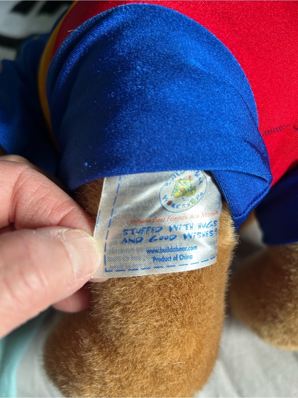 Build a Bear Dog with Superman outfit - Picture 5 of 5